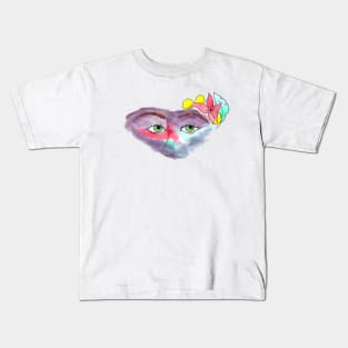 botanical eyes Kids T-Shirt